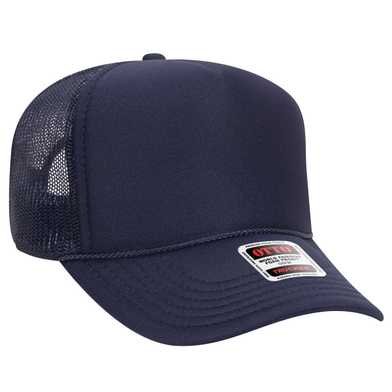 32-467 OTTO CAP 5 Panel Mid Profile Mesh Back Trucker Hat 32-467 OTTO CAP 5 Panel Mid Profile Mesh Back Trucker Hat
