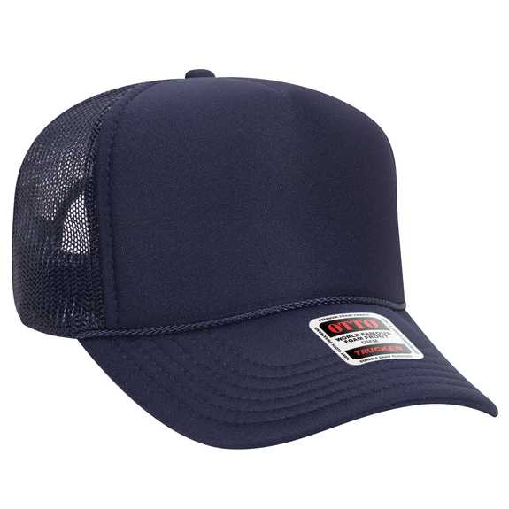 32-467 OTTO CAP 5 Panel Mid Profile Mesh Back Trucker Hat 32-467 OTTO CAP 5 Panel Mid Profile Mesh Back Trucker Hat
