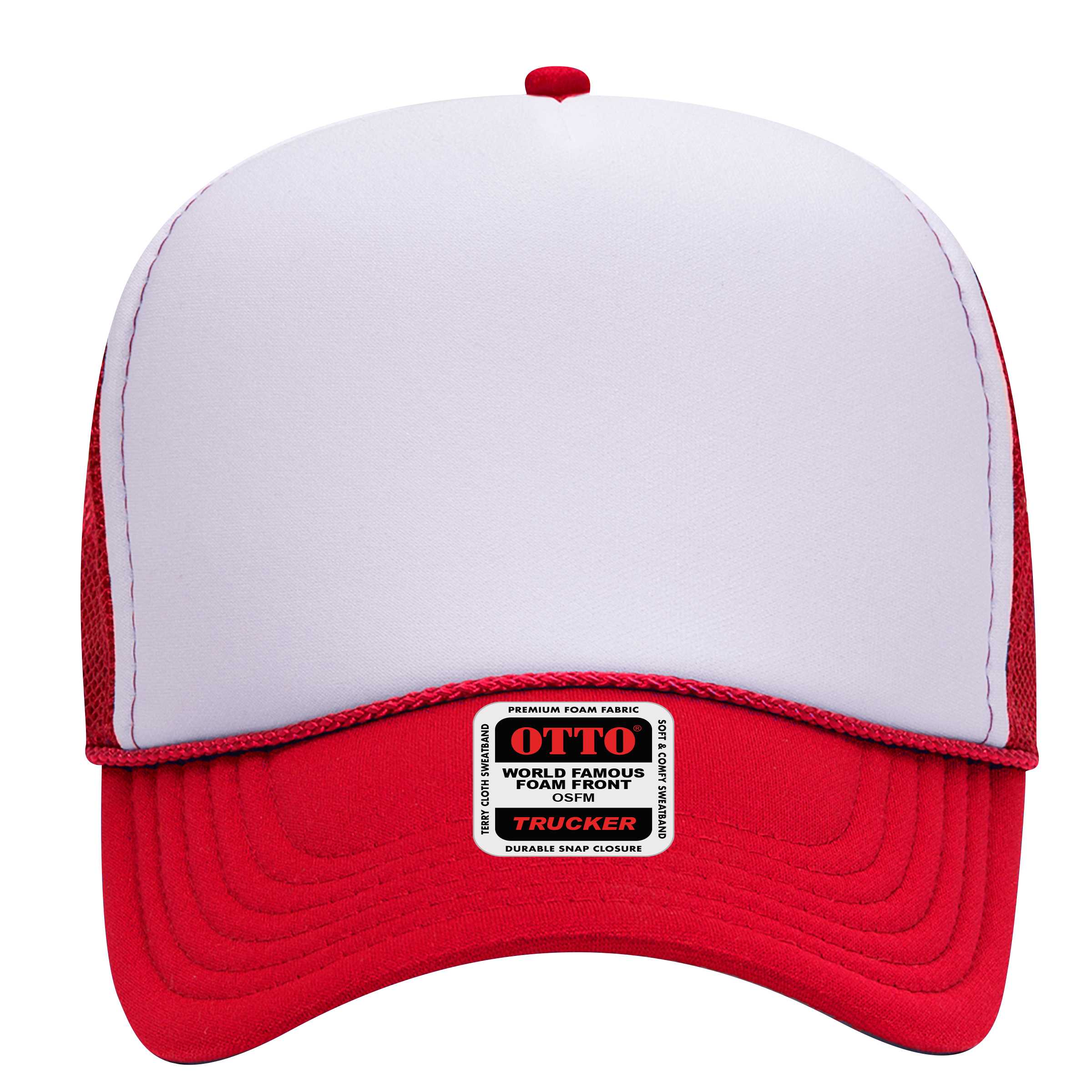 OTTO trucker hat lot. OTTO CAP 39-165 Foam Trucker Hat | Wholesale 5-Panel Caps  main image 2