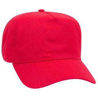 37-077 Cotton Twill High Crown Golf Style Caps