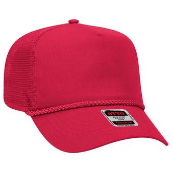 39-071 OTTO CAP 5 Panel Mid Profile Mesh Back Trucker Hat