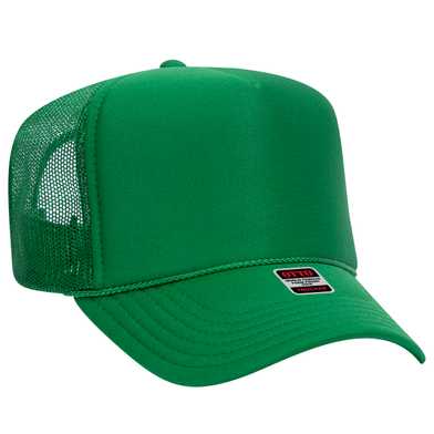 39-165 Polyester Foam Front High Crown Golf Style Mesh Back Caps 39-165 Polyester Foam Front High Crown Golf Style Mesh Back Caps