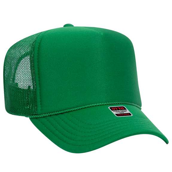 39-165 Polyester Foam Front High Crown Golf Style Mesh Back Caps 39-165 Polyester Foam Front High Crown Golf Style Mesh Back Caps