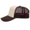 39-165 Polyester Foam Front High Crown Golf Style Mesh Back Caps