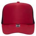 39-165 Polyester Foam Front High Crown Golf Style Mesh Back Caps