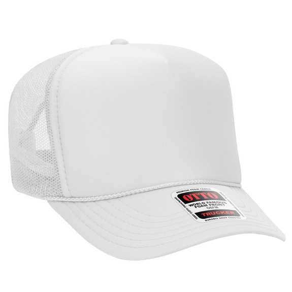 39-165 Polyester Foam Front High Crown Golf Style Mesh Back Caps 39-165 Polyester Foam Front High Crown Golf Style Mesh Back Caps