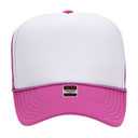39-165 Polyester Foam Front High Crown Golf Style Mesh Back Caps