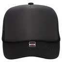 39-165 Polyester Foam Front High Crown Golf Style Mesh Back Caps