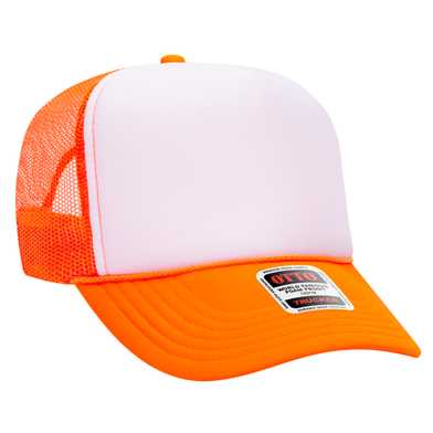 39-165 Polyester Foam Front High Crown Golf Style Mesh Back Caps 39-165 Polyester Foam Front High Crown Golf Style Mesh Back Caps