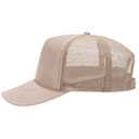 39-165 Polyester Foam Front High Crown Golf Style Mesh Back Caps