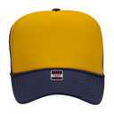 39-165 Polyester Foam Front High Crown Golf Style Mesh Back Caps