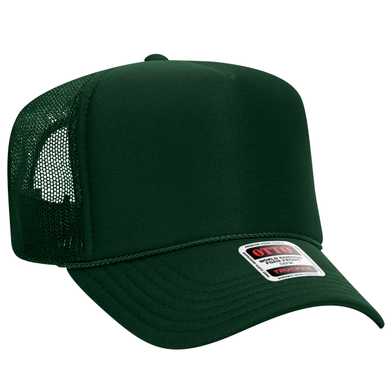 39-165 Polyester Foam Front High Crown Golf Style Mesh Back Caps 39-165 Polyester Foam Front High Crown Golf Style Mesh Back Caps
