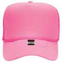 39-165 Polyester Foam Front High Crown Golf Style Mesh Back Caps