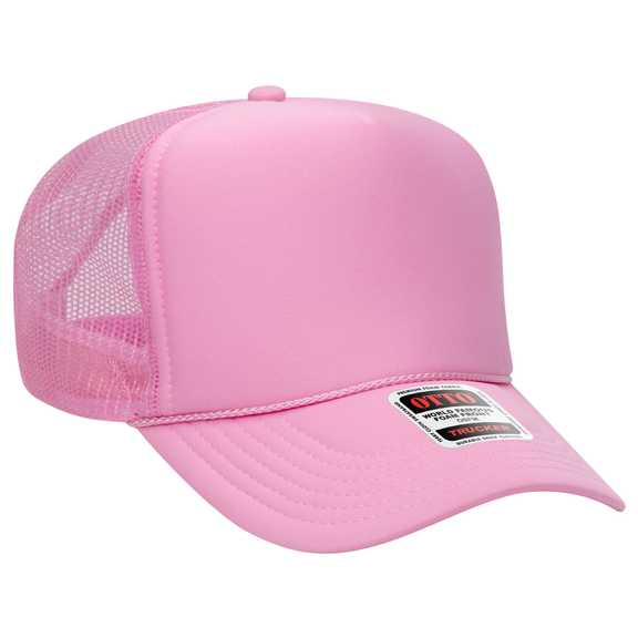 39-165 Polyester Foam Front High Crown Golf Style Mesh Back Caps 39-165 Polyester Foam Front High Crown Golf Style Mesh Back Caps