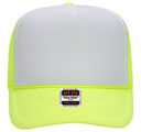 39-165 Polyester Foam Front High Crown Golf Style Mesh Back Caps