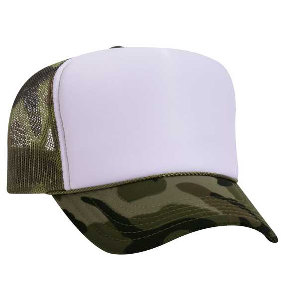 39-165 Polyester Foam Front High Crown Golf Style Mesh Back Caps 39-165 Polyester Foam Front High Crown Golf Style Mesh Back Caps