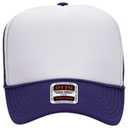39-165 Polyester Foam Front High Crown Golf Style Mesh Back Caps