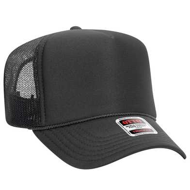 39-165 Polyester Foam Front High Crown Golf Style Mesh Back Caps 39-165 Polyester Foam Front High Crown Golf Style Mesh Back Caps