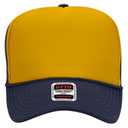 39-165 Polyester Foam Front High Crown Golf Style Mesh Back Caps