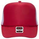 39-165 Polyester Foam Front High Crown Golf Style Mesh Back Caps
