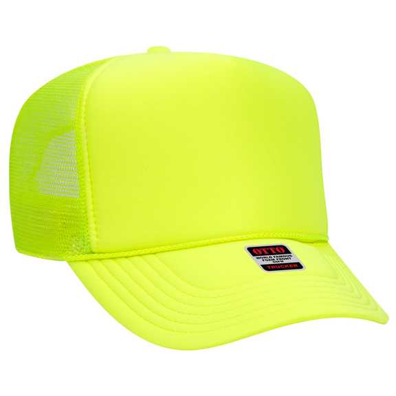 39-165 Polyester Foam Front High Crown Golf Style Mesh Back Caps 39-165 Polyester Foam Front High Crown Golf Style Mesh Back Caps