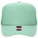 39-165 Polyester Foam Front High Crown Golf Style Mesh Back Caps