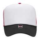39-165 Polyester Foam Front High Crown Golf Style Mesh Back Caps