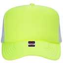 39-165 Polyester Foam Front High Crown Golf Style Mesh Back Caps