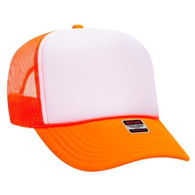 39-165 Polyester Foam Front High Crown Golf Style Mesh Back Caps 39-165 Polyester Foam Front High Crown Golf Style Mesh Back Caps