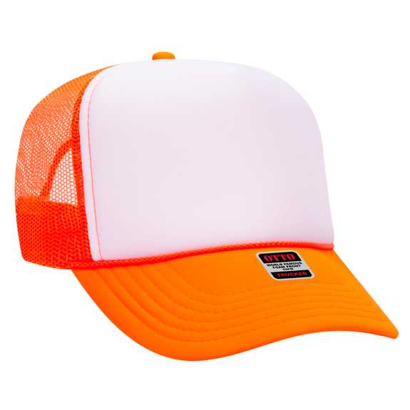 39-165 Polyester Foam Front High Crown Golf Style Mesh Back Caps 39-165 Polyester Foam Front High Crown Golf Style Mesh Back Caps