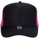 39-165 Polyester Foam Front High Crown Golf Style Mesh Back Caps