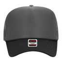 39-165 Polyester Foam Front High Crown Golf Style Mesh Back Caps