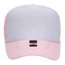 39-165 Polyester Foam Front High Crown Golf Style Mesh Back Caps