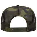 39-165 Polyester Foam Front High Crown Golf Style Mesh Back Caps