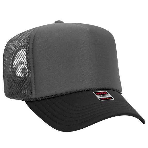 39-165 Polyester Foam Front High Crown Golf Style Mesh Back Caps 39-165 Polyester Foam Front High Crown Golf Style Mesh Back Caps