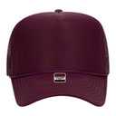 39-165 Polyester Foam Front High Crown Golf Style Mesh Back Caps