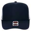 39-165 Polyester Foam Front High Crown Golf Style Mesh Back Caps