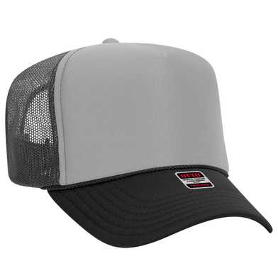 39-165 Polyester Foam Front High Crown Golf Style Mesh Back Caps 39-165 Polyester Foam Front High Crown Golf Style Mesh Back Caps