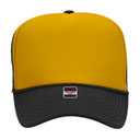 39-165 Polyester Foam Front High Crown Golf Style Mesh Back Caps