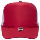39-165 Polyester Foam Front High Crown Golf Style Mesh Back Caps