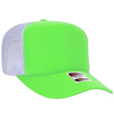 39-165 Polyester Foam Front High Crown Golf Style Mesh Back Caps 39-165 Polyester Foam Front High Crown Golf Style Mesh Back Caps