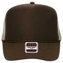 39-165 Polyester Foam Front High Crown Golf Style Mesh Back Caps