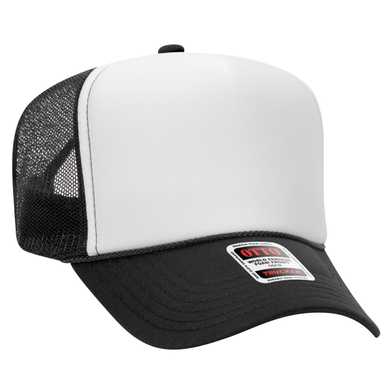 39-165 Polyester Foam Front High Crown Golf Style Mesh Back Caps 39-165 Polyester Foam Front High Crown Golf Style Mesh Back Caps