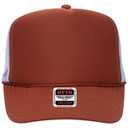 39-165 Polyester Foam Front High Crown Golf Style Mesh Back Caps