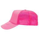 39-165 Polyester Foam Front High Crown Golf Style Mesh Back Caps