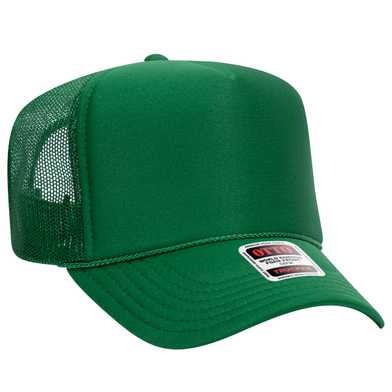 39-165 Polyester Foam Front High Crown Golf Style Mesh Back Caps 39-165 Polyester Foam Front High Crown Golf Style Mesh Back Caps
