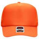 39-165 Polyester Foam Front High Crown Golf Style Mesh Back Caps