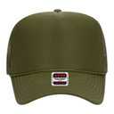 39-165 Polyester Foam Front High Crown Golf Style Mesh Back Caps