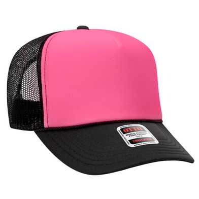 39-165 Polyester Foam Front High Crown Golf Style Mesh Back Caps 39-165 Polyester Foam Front High Crown Golf Style Mesh Back Caps