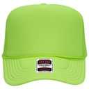 39-165 Polyester Foam Front High Crown Golf Style Mesh Back Caps